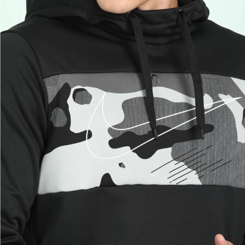 Nike Therma Pullover Training Hoodie Hoody Camo Print Mens Size XXL BV2778-010